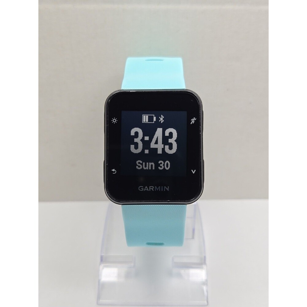 Garmin Forerunner 35 GPS Running Watch HRM Black Blue Bluetooth With Charger